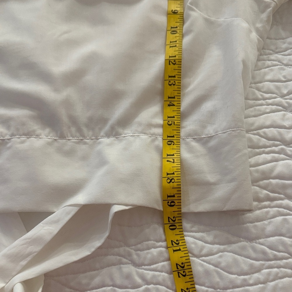 FAVLUX Ivory Blouse with Floral Embroidered Sleeves - Picture 8 of 8